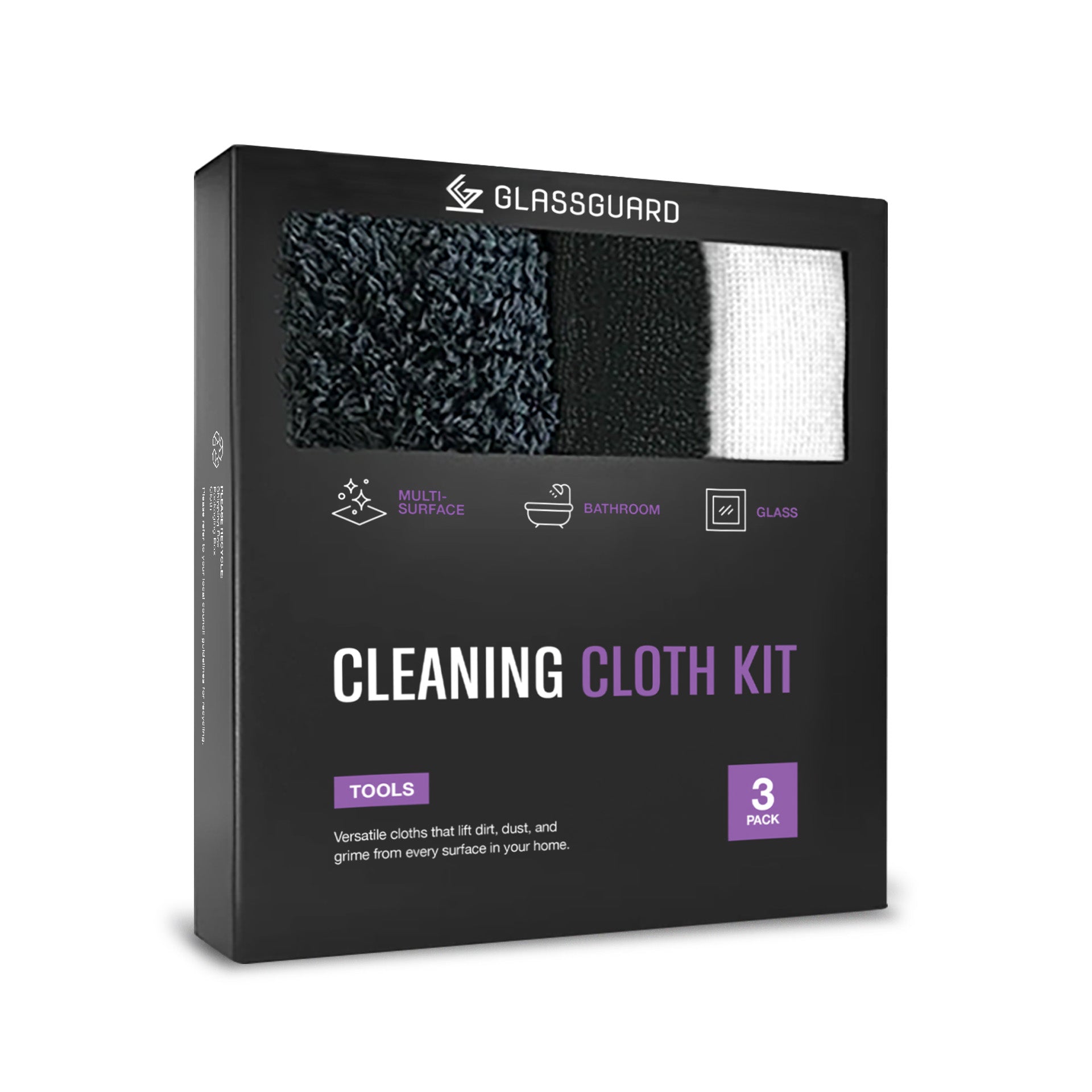 Kit Cloth GLASSGUARD™ Cleaning Cloth Kit