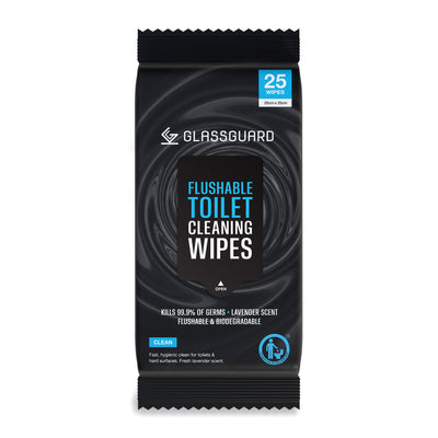 GLASSGUARD™ Flushable Toilet Cleaning Wipes