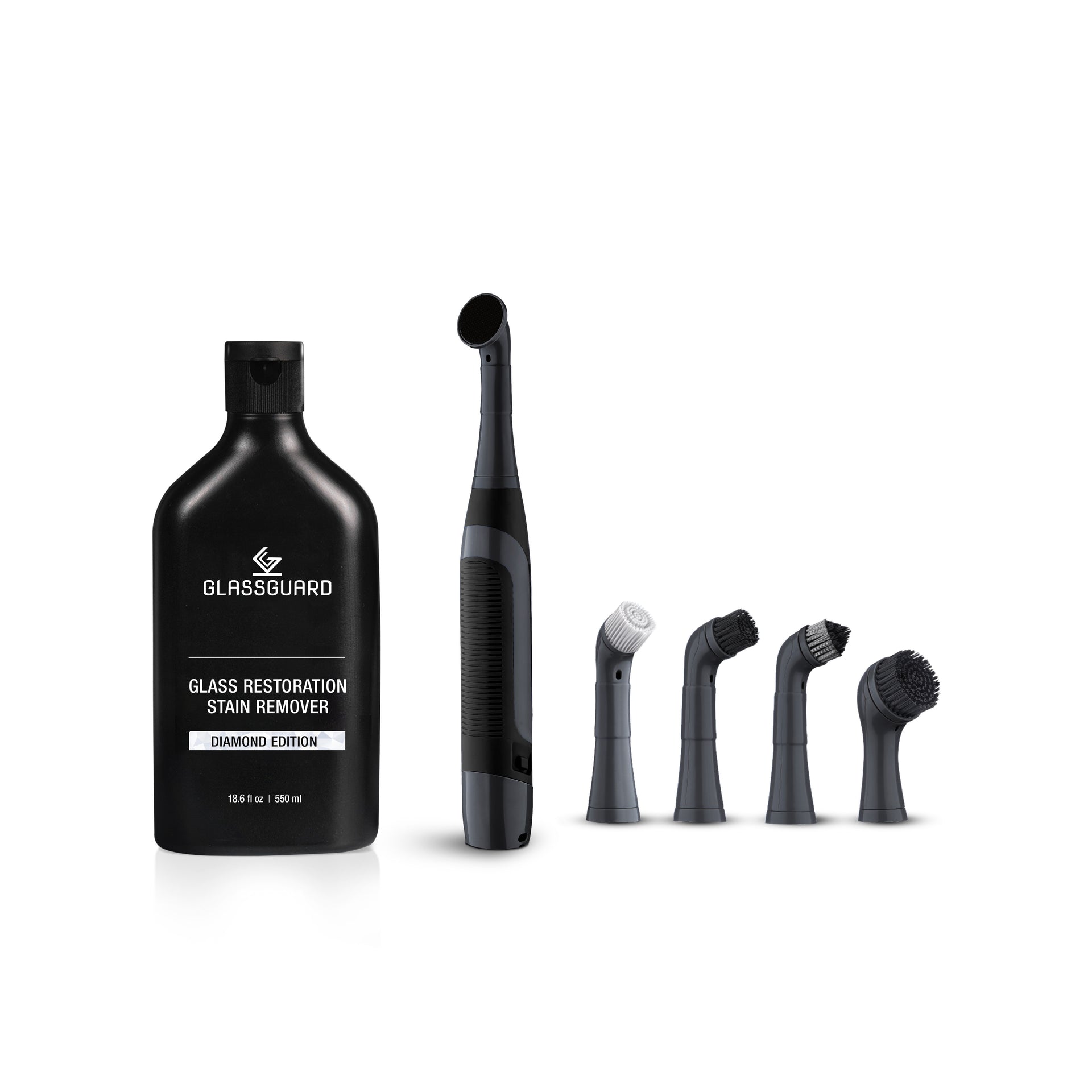 GLASSGUARD™ Glass Stain Remover + Electric Scrubber Bundle