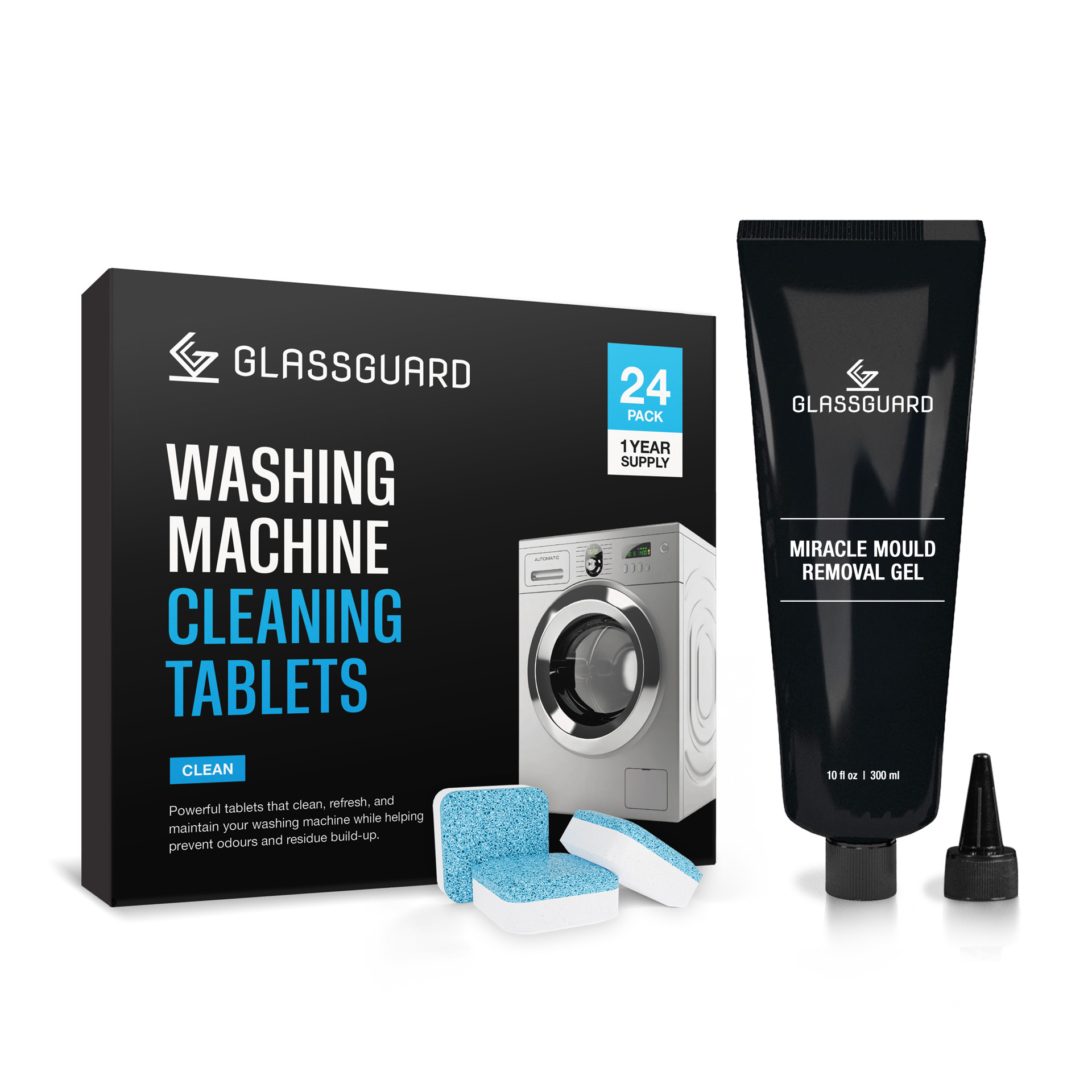 GLASSGUARD™ Washing Machine Deep Clean Bundle image