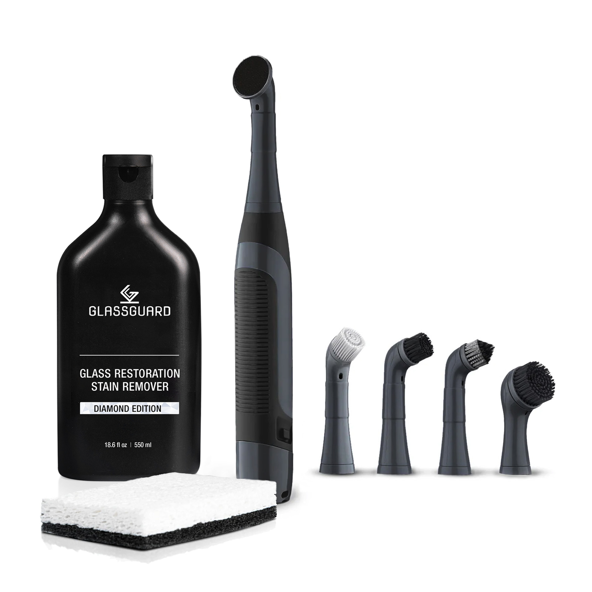GLASSGUARD™ Glass Stain Remover + Electric Scrubber Bundle image