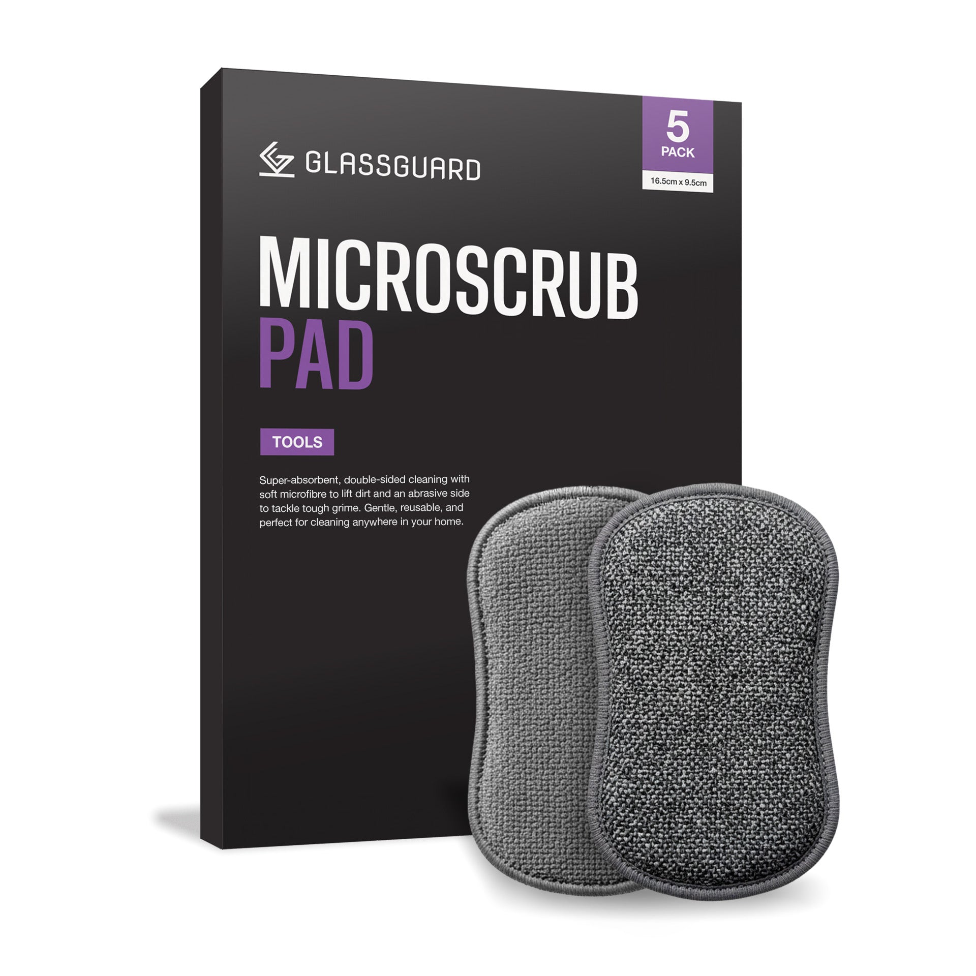 GLASSGUARD™ MicroScrub Pad 5 Pack