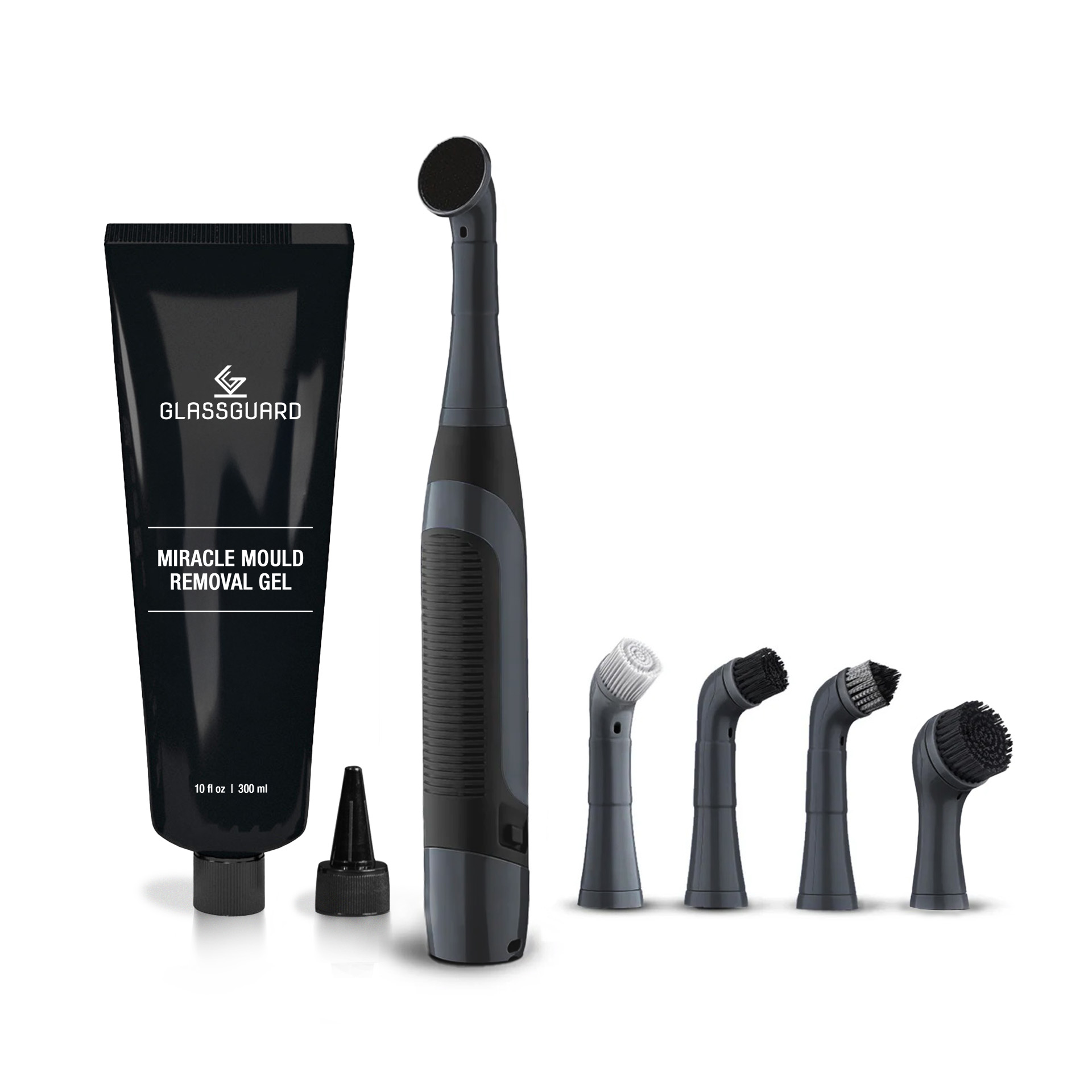 GLASSGUARD™ Miracle Mould Removal Gel + Electric Scrubber Bundle image