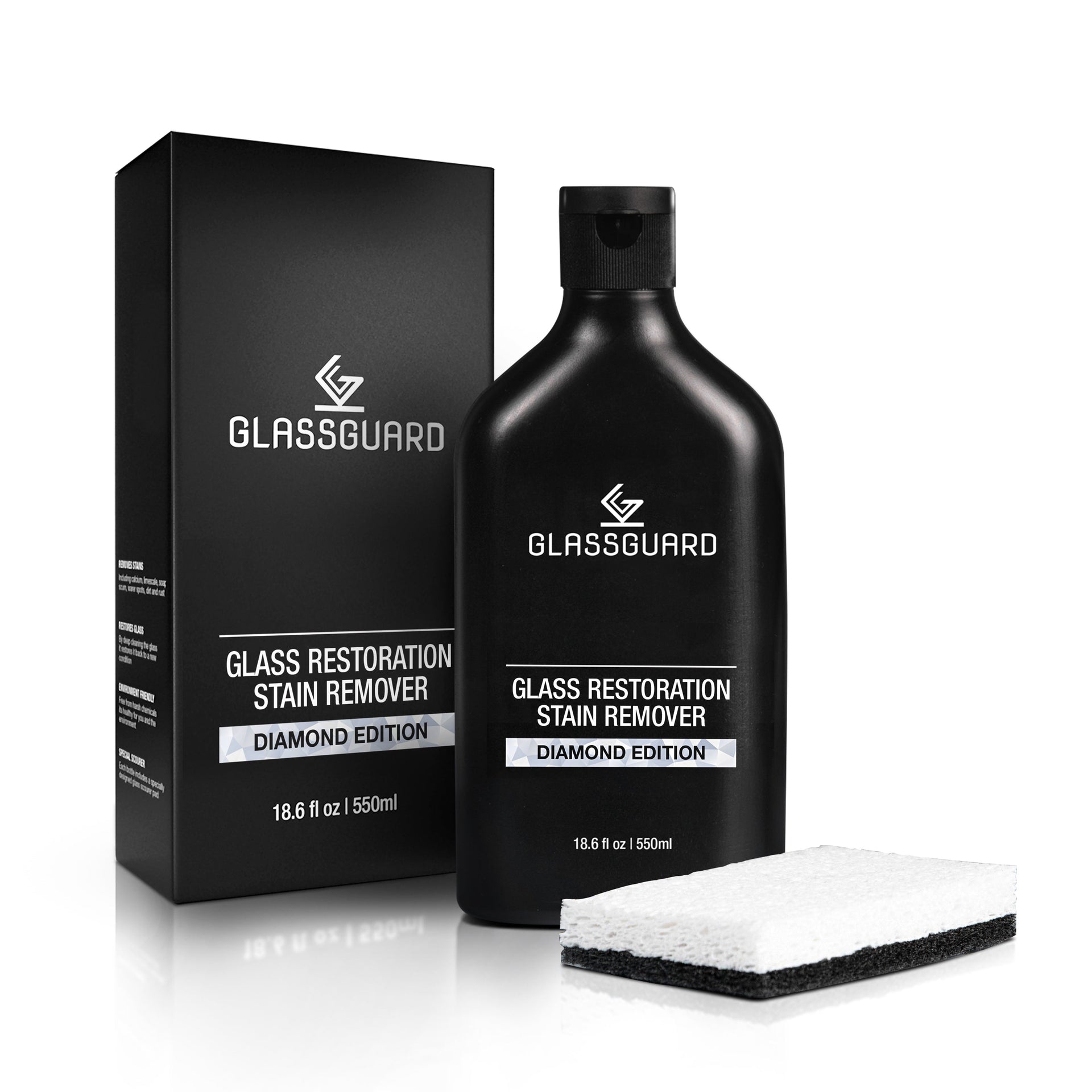 Restore Cleaner GLASSGUARD™ Glass Restoration Stain Remover Diamond Edition